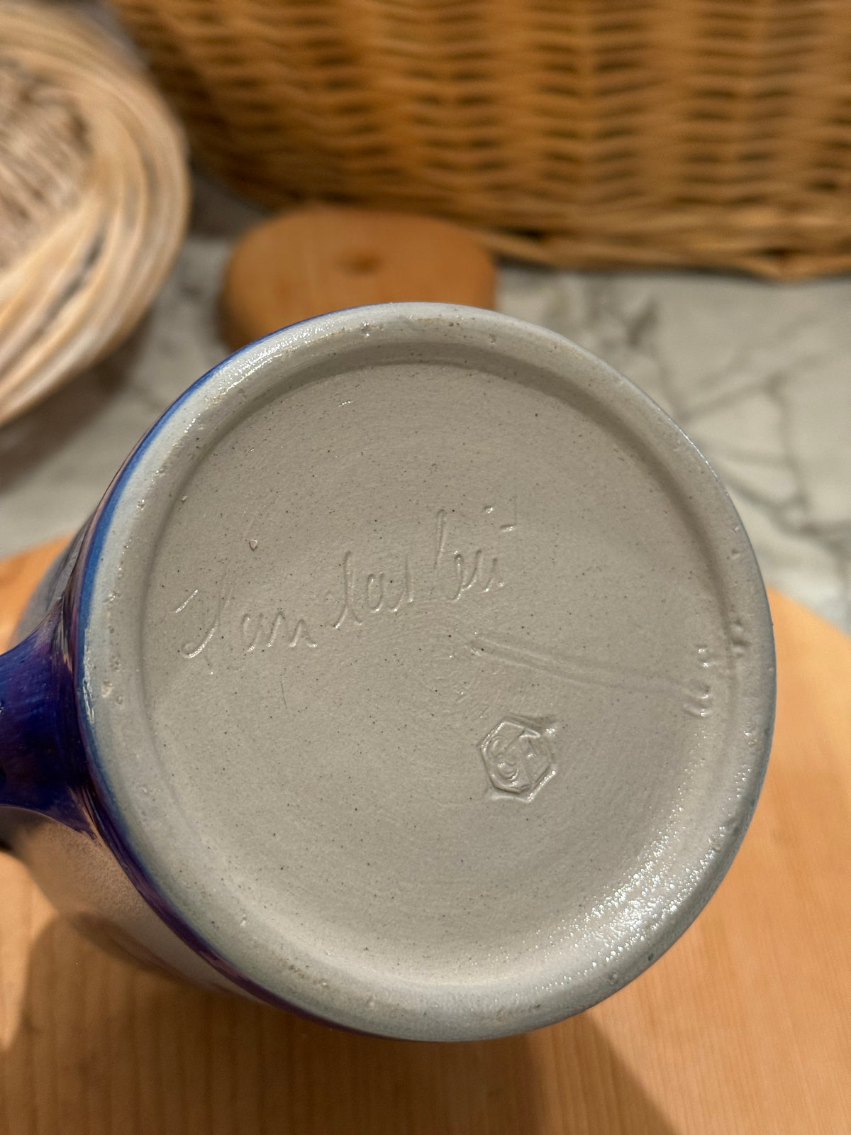 Vintage Westerwald Salt Glazed Cobalt Mug