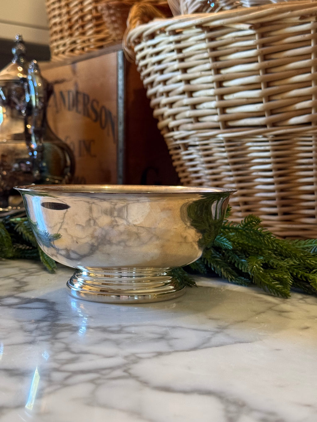 Vintage Gorham Silver Footed Bowl - 6.25"