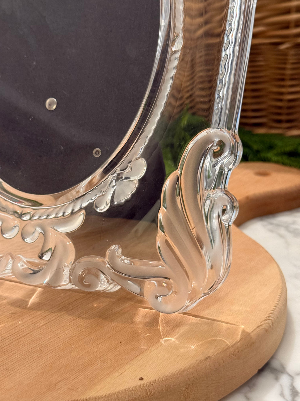 Vintage Mikasa Satin Princess Crystal Frame