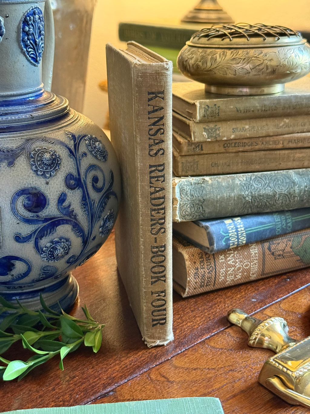 Kansas 1925 Fourth Reader Book