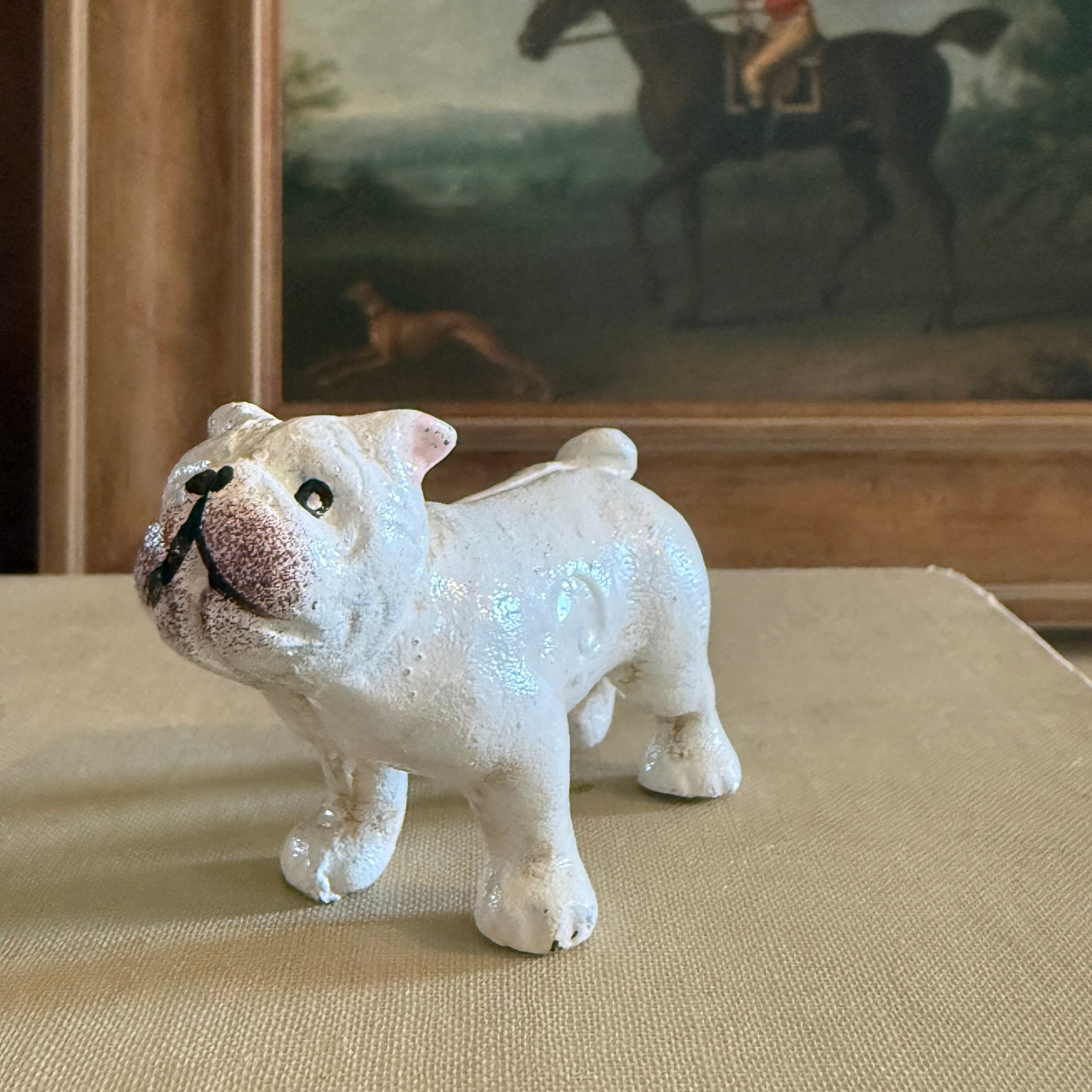 Mini French Bulldog Cast Iron Dog