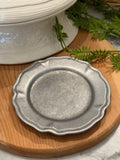 Oneida Cambridge Colonial Pewter Scalloped Side Plate
