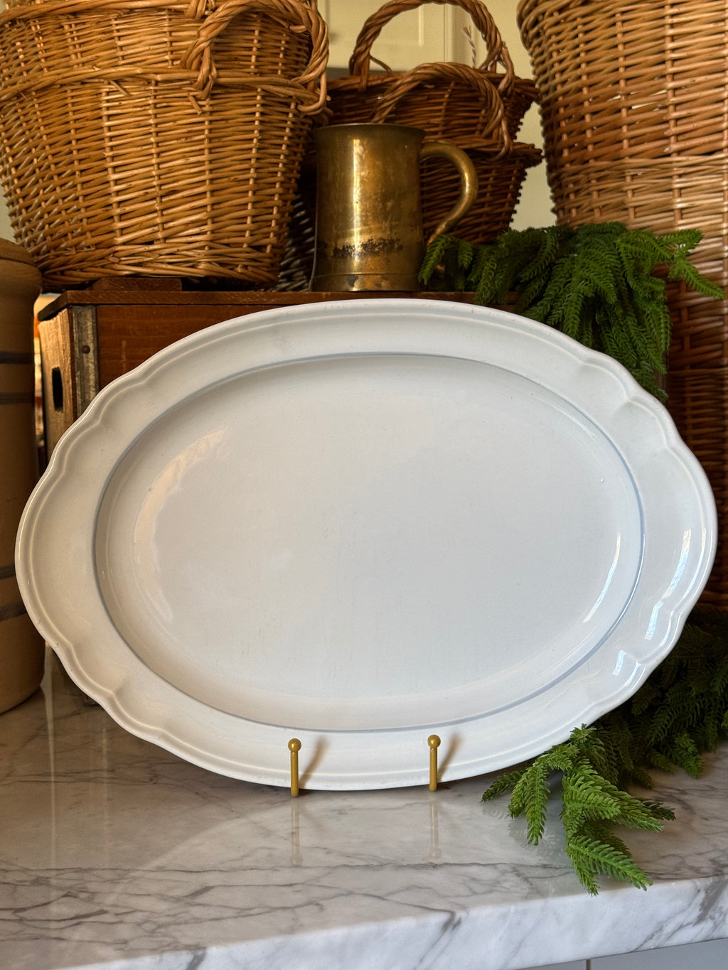 Vintage Pfaltzgraff Poetry Oval Serving Platter