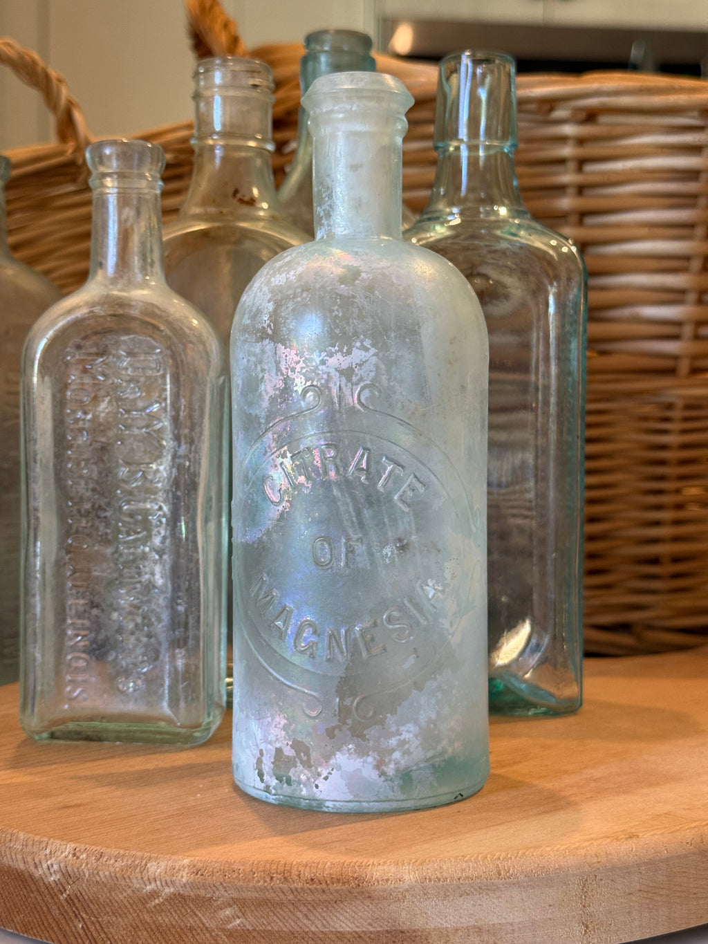 Antique Citrate of Magnesia Glass Bottle