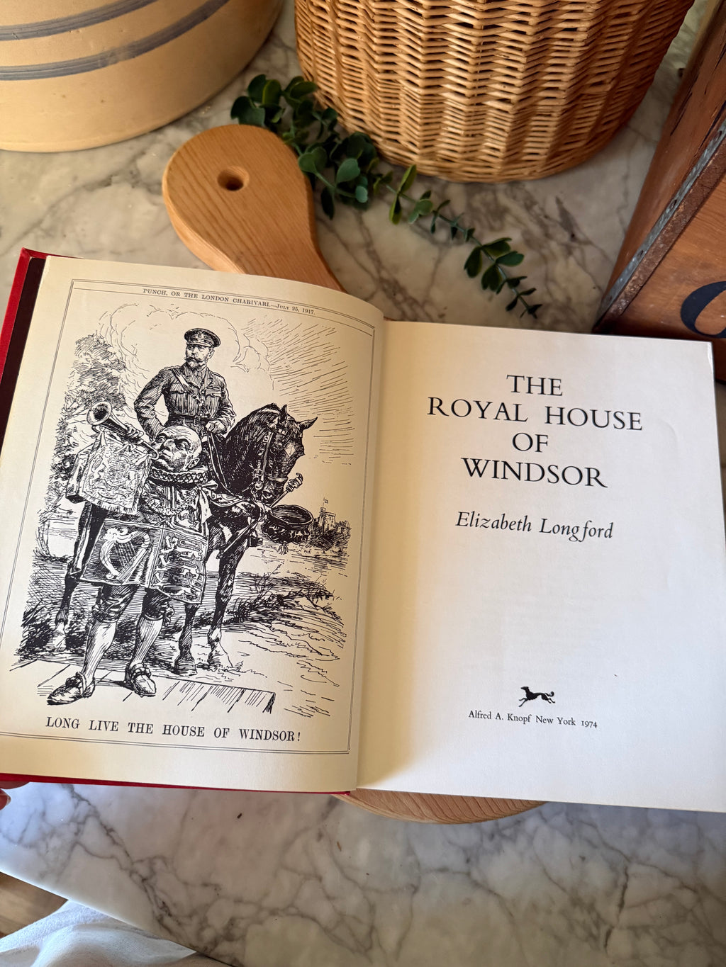 Vintage 1974 The Royal House of Windsor Book