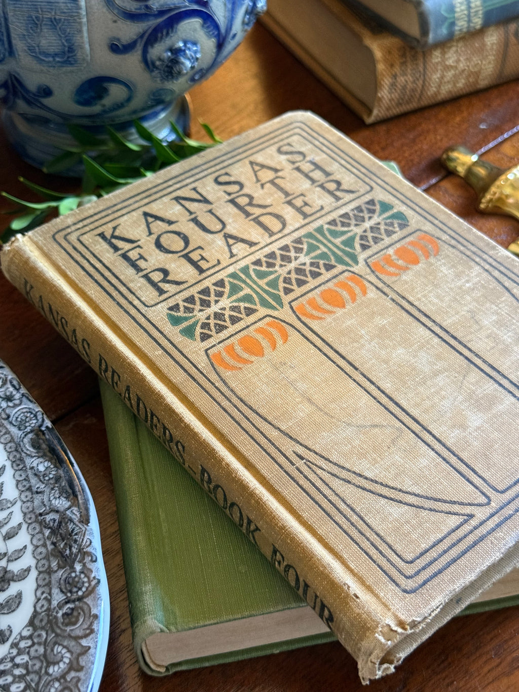Kansas 1925 Fourth Reader Book