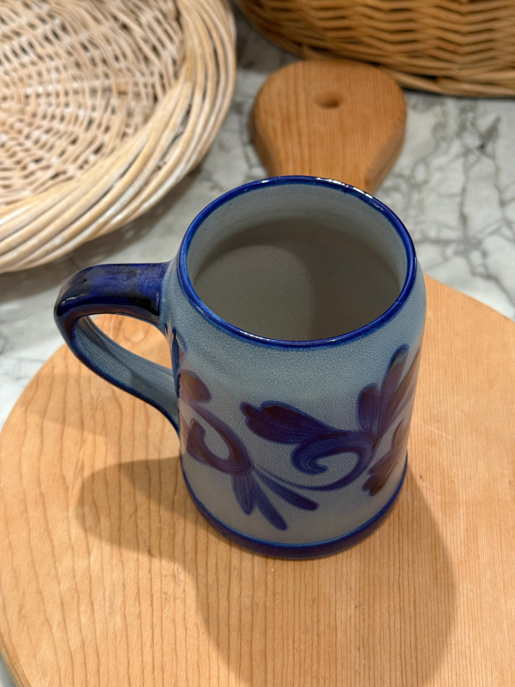 Vintage Westerwald Salt Glazed Cobalt Mug