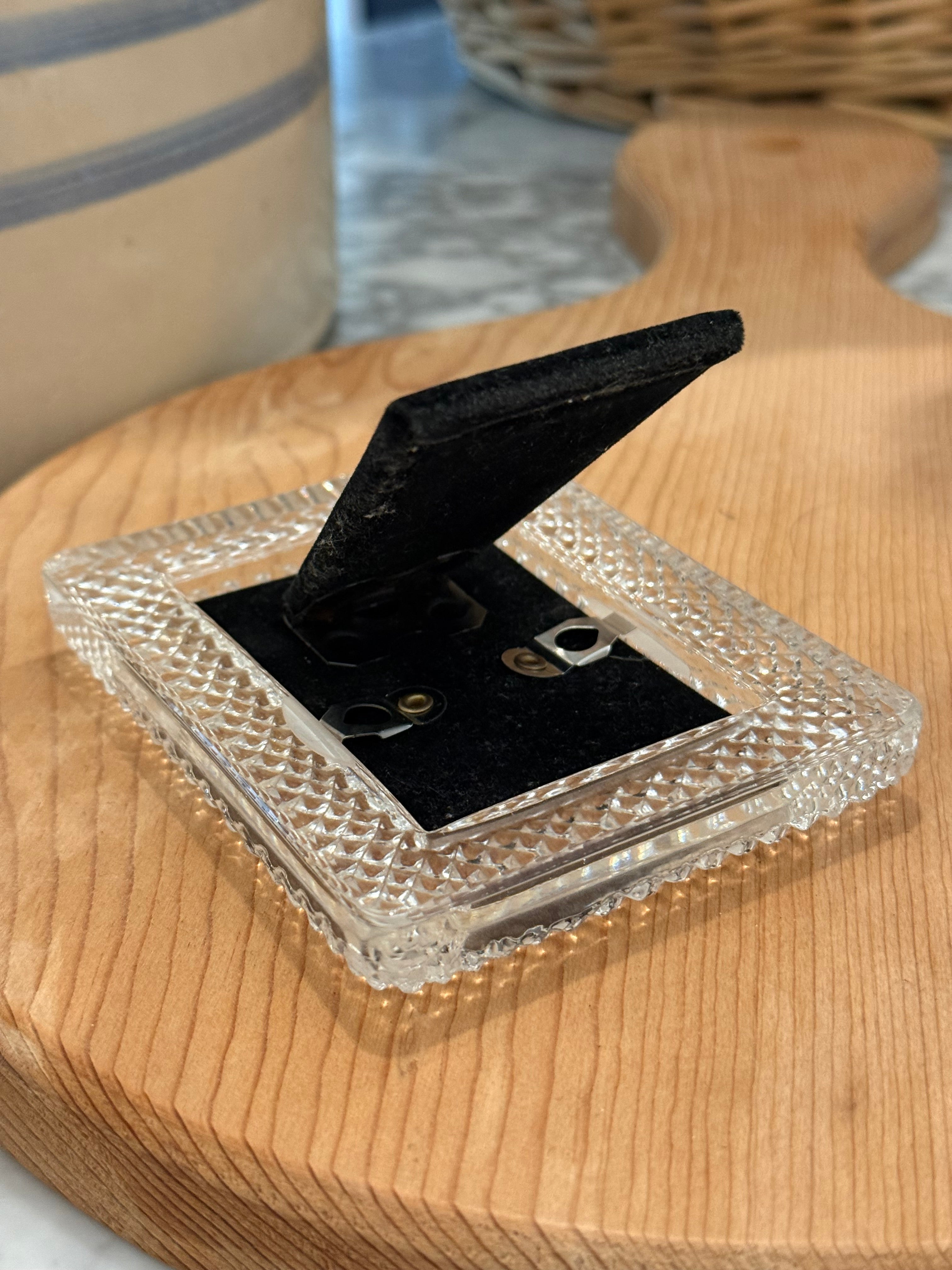 Vintage Mini Crystal Diamond Point Frame