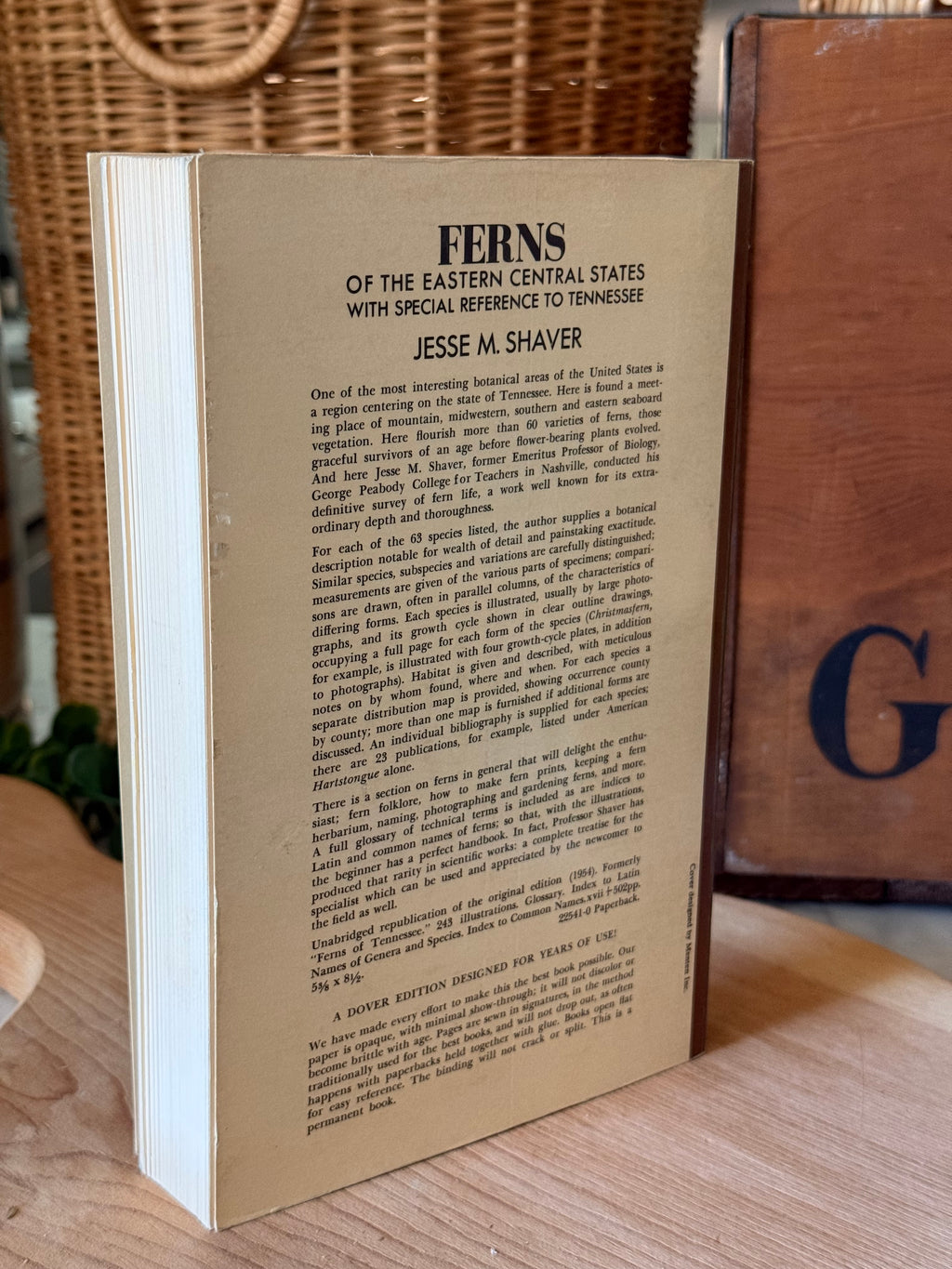 Vintage Ferns of the Eastern Central States Book