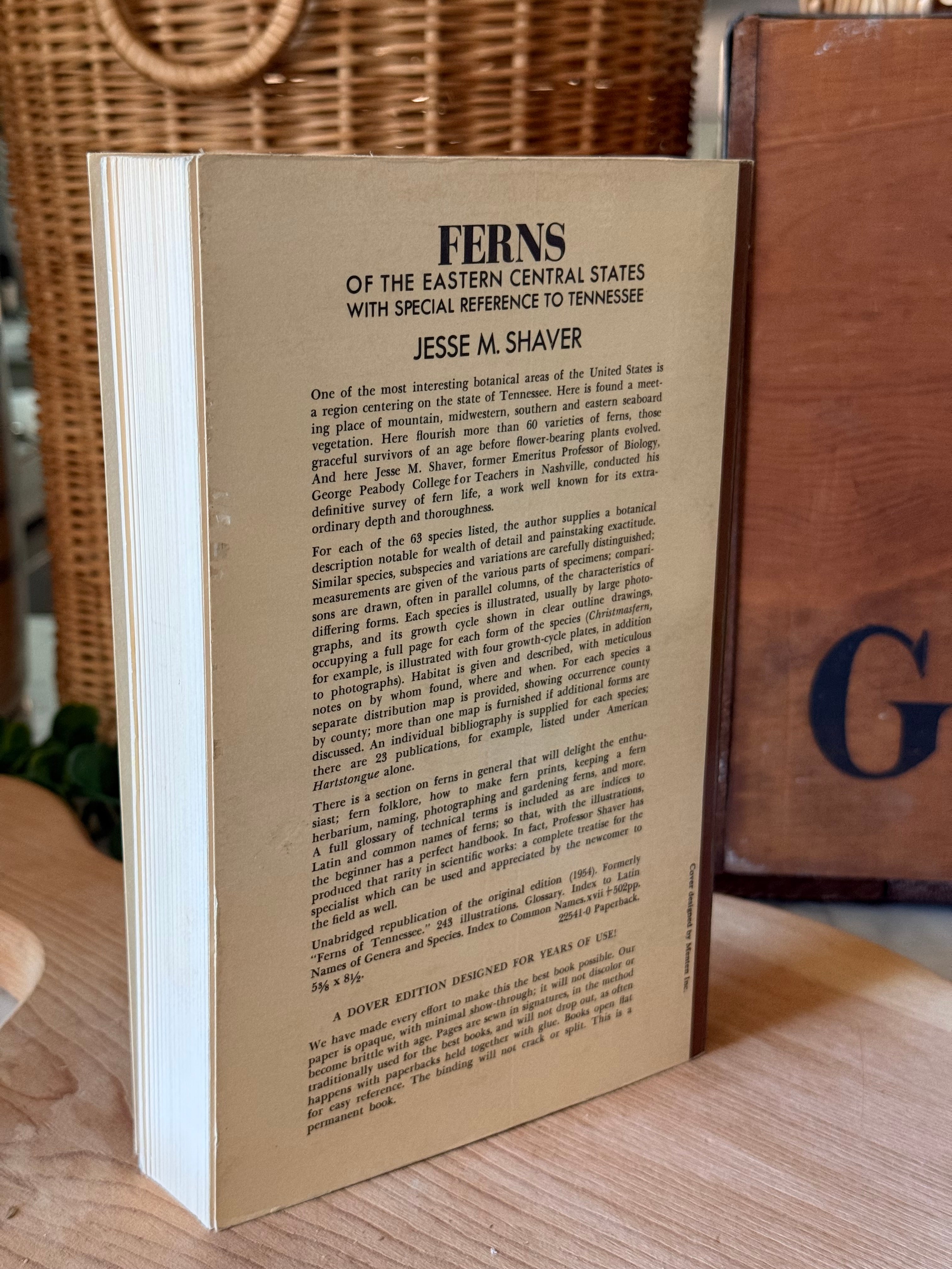 Vintage Ferns of the Eastern Central States Book