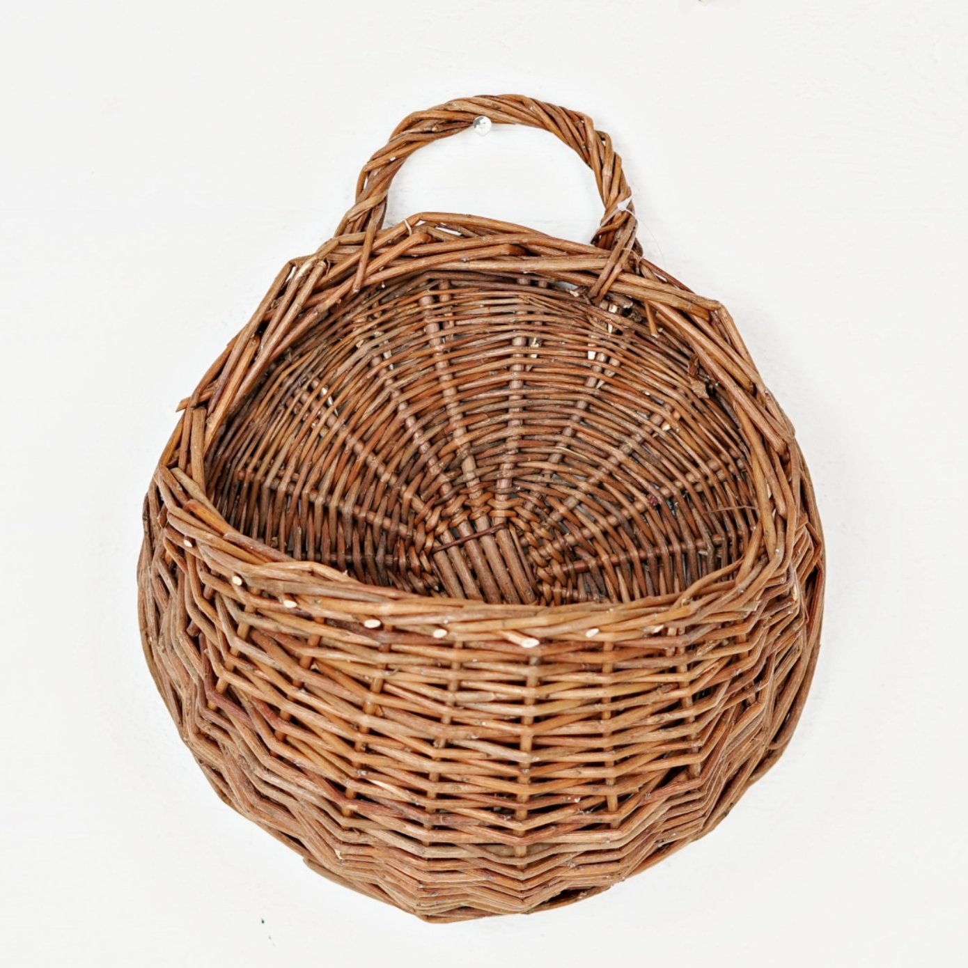 Wall Hanging Brown Willow Basket