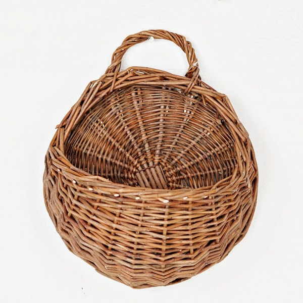 Wall Hanging Brown Willow Basket