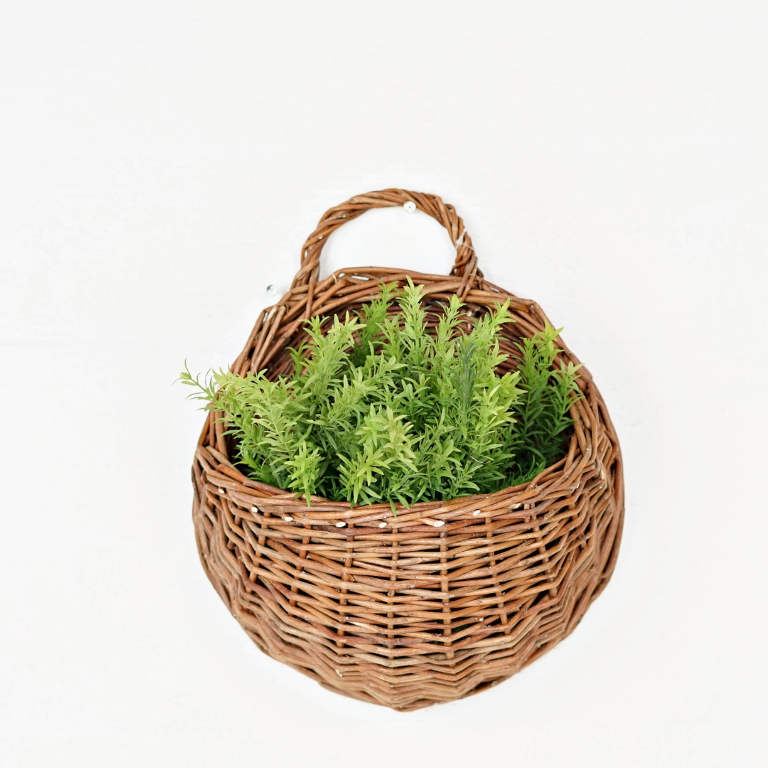 Wall Hanging Brown Willow Basket