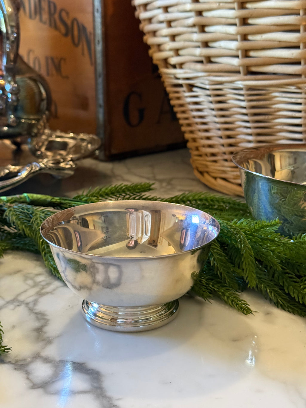 Vintage Gorham Silver Footed Bowl - 4.5"