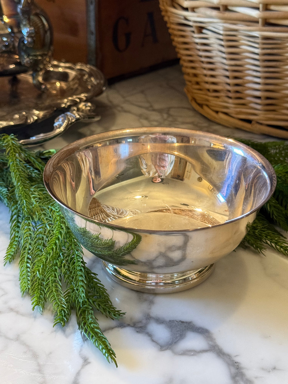 Vintage Gorham Silver Footed Bowl - 6.25"