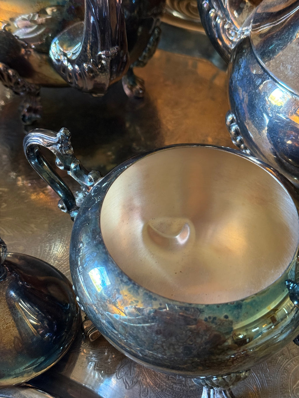 Grand F.B. Rogers Silver Tea & Coffee Service Set