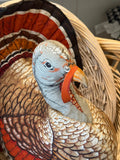 Vintage Stuffed Thanksgiving Tom Turkey Pillow