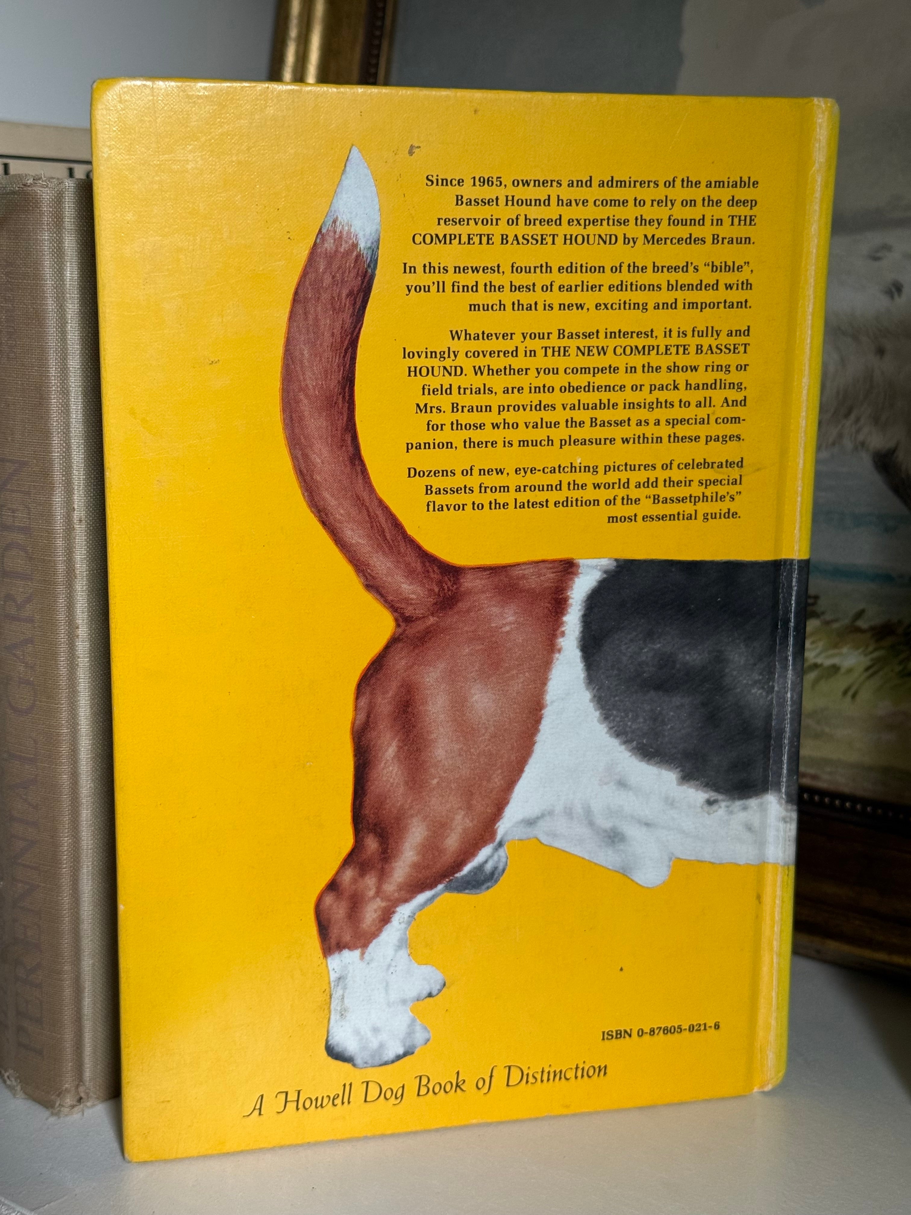Vintage The New Complete Basset Hound Heritage Hardcover Book