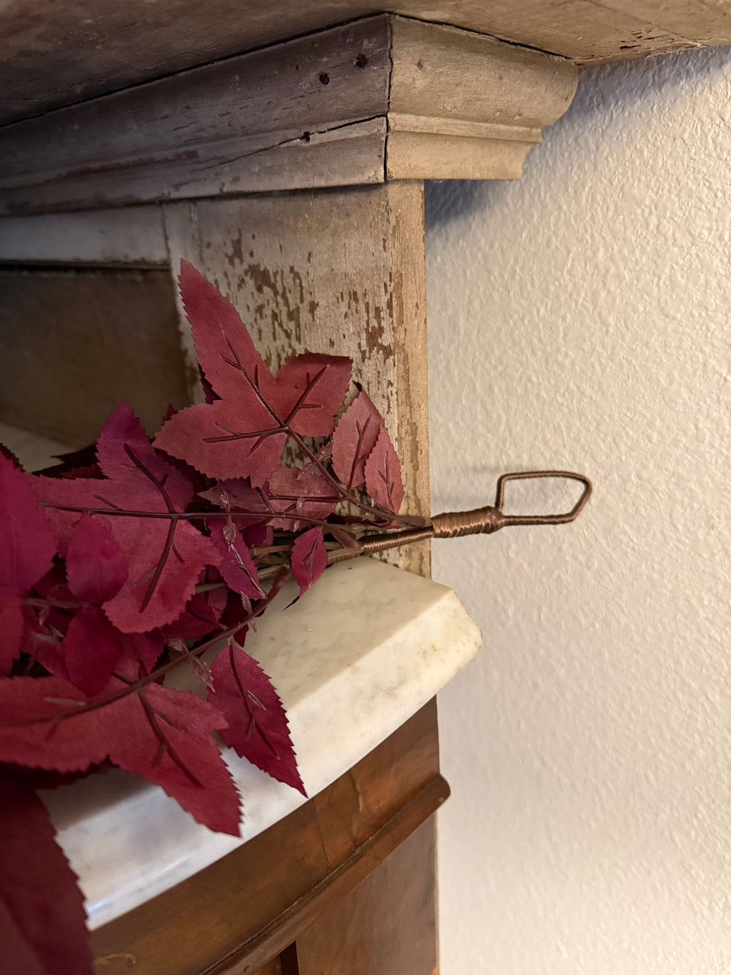 6ft. Faux Dark Plum Autumn Foliage Garland