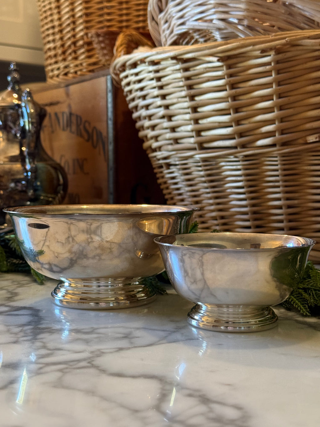 Vintage Gorham Silver Footed Bowl - 6.25"