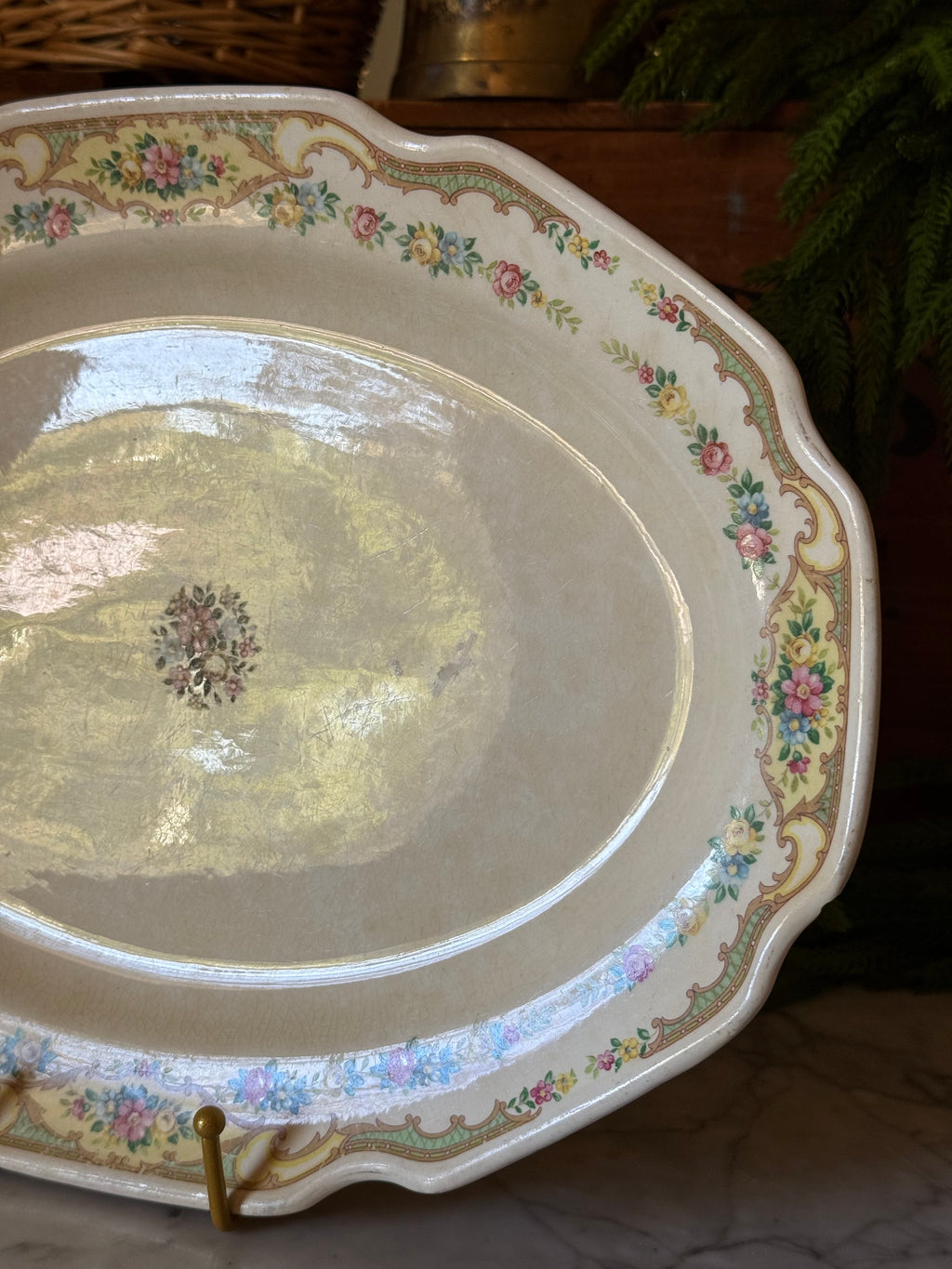 1930s Mount Clemens Mildred Serving Platter