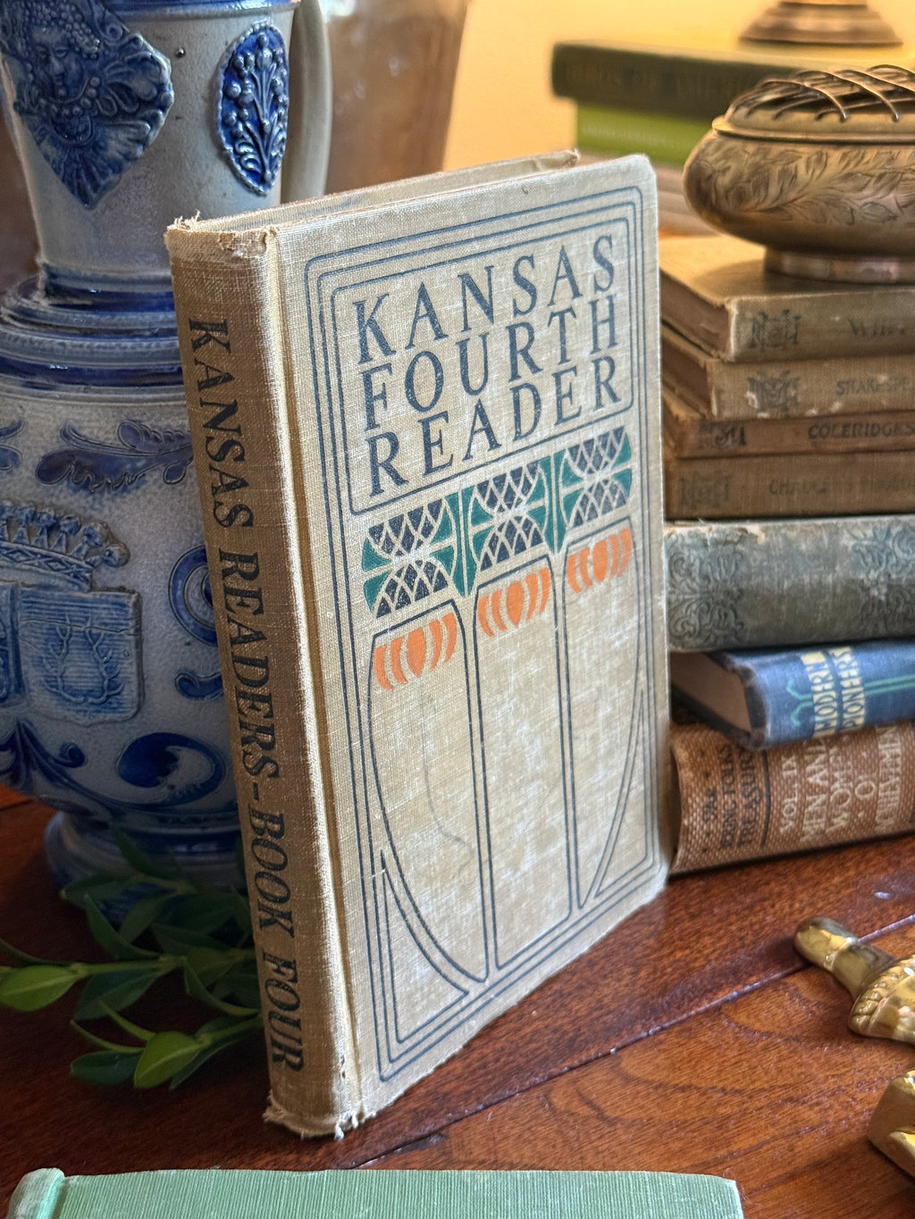 Kansas 1925 Fourth Reader Book