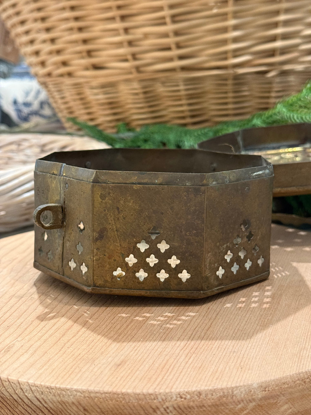 XL Brass Cricket Trinket Box