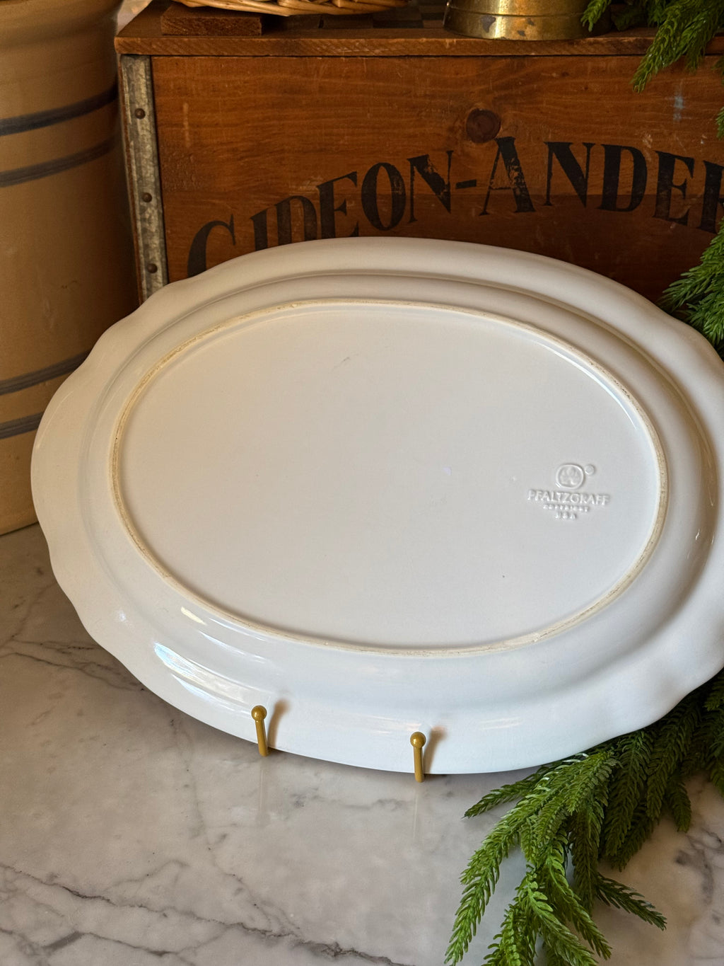 Vintage Pfaltzgraff Poetry Oval Serving Platter