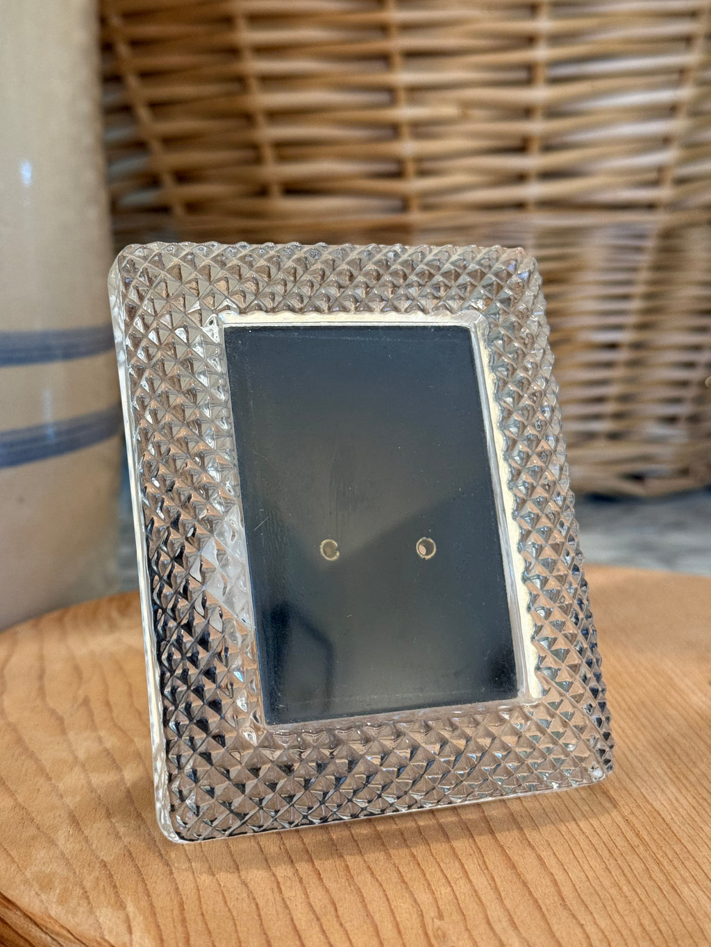 Vintage Mini Crystal Diamond Point Frame