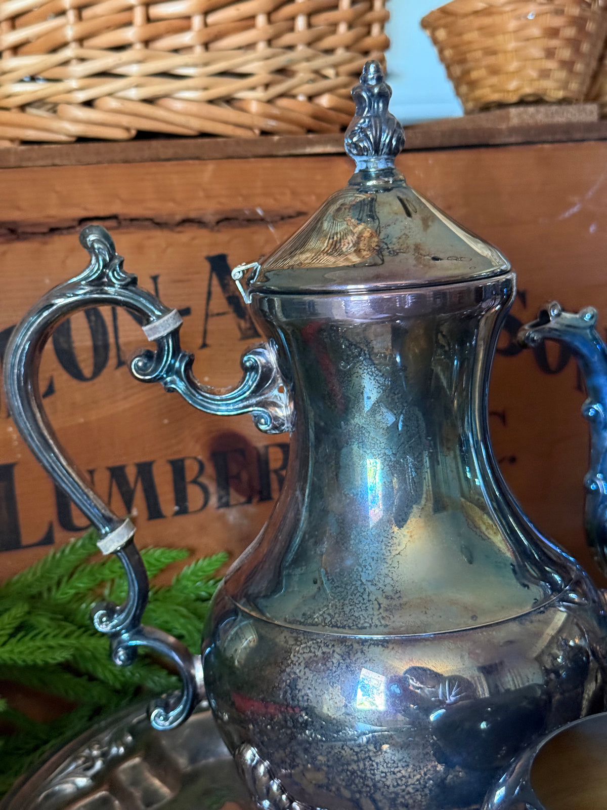 Grand F.B. Rogers Silver Tea & Coffee Service Set