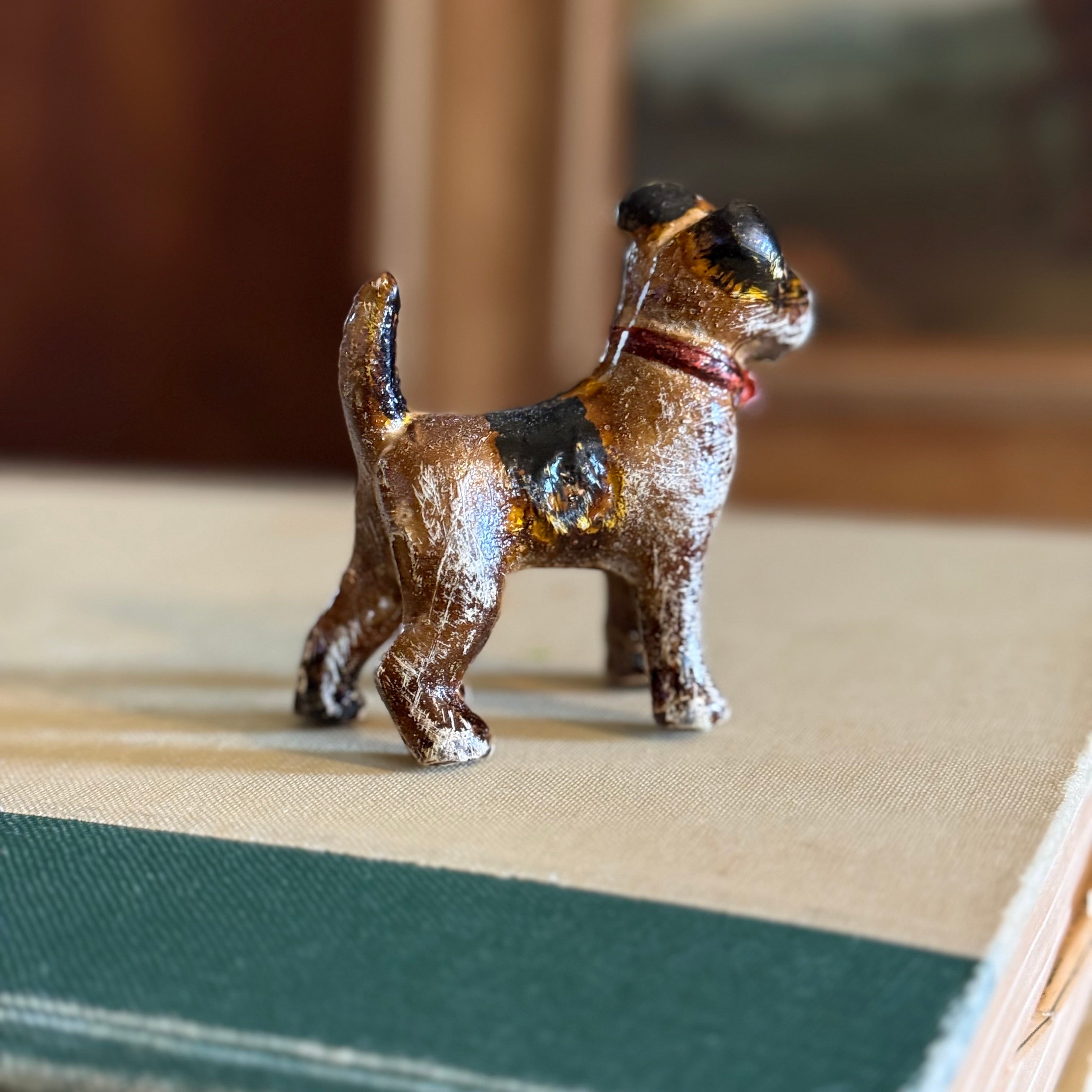 Mini Terrier Cast Iron Dog