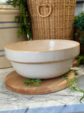 Antique Cream Dough Shoulder Bowl - 11.75"