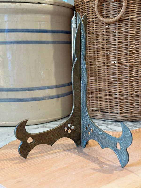 Ornate Collapsible Brass Display Stand