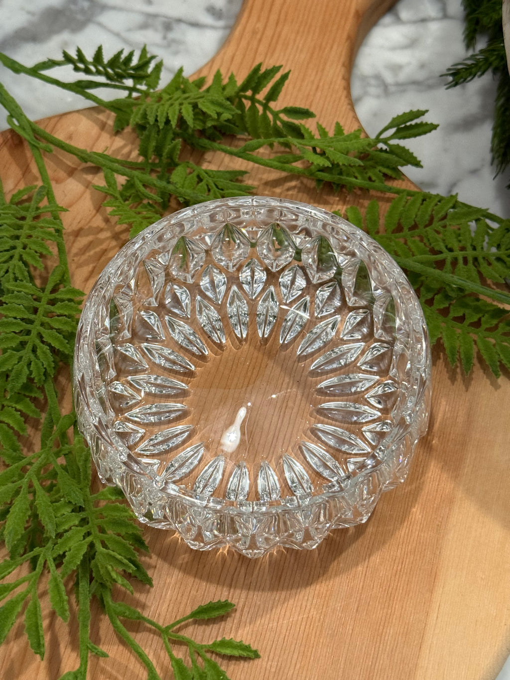 Vintage Gorham Althea Cut Crystal Bowl