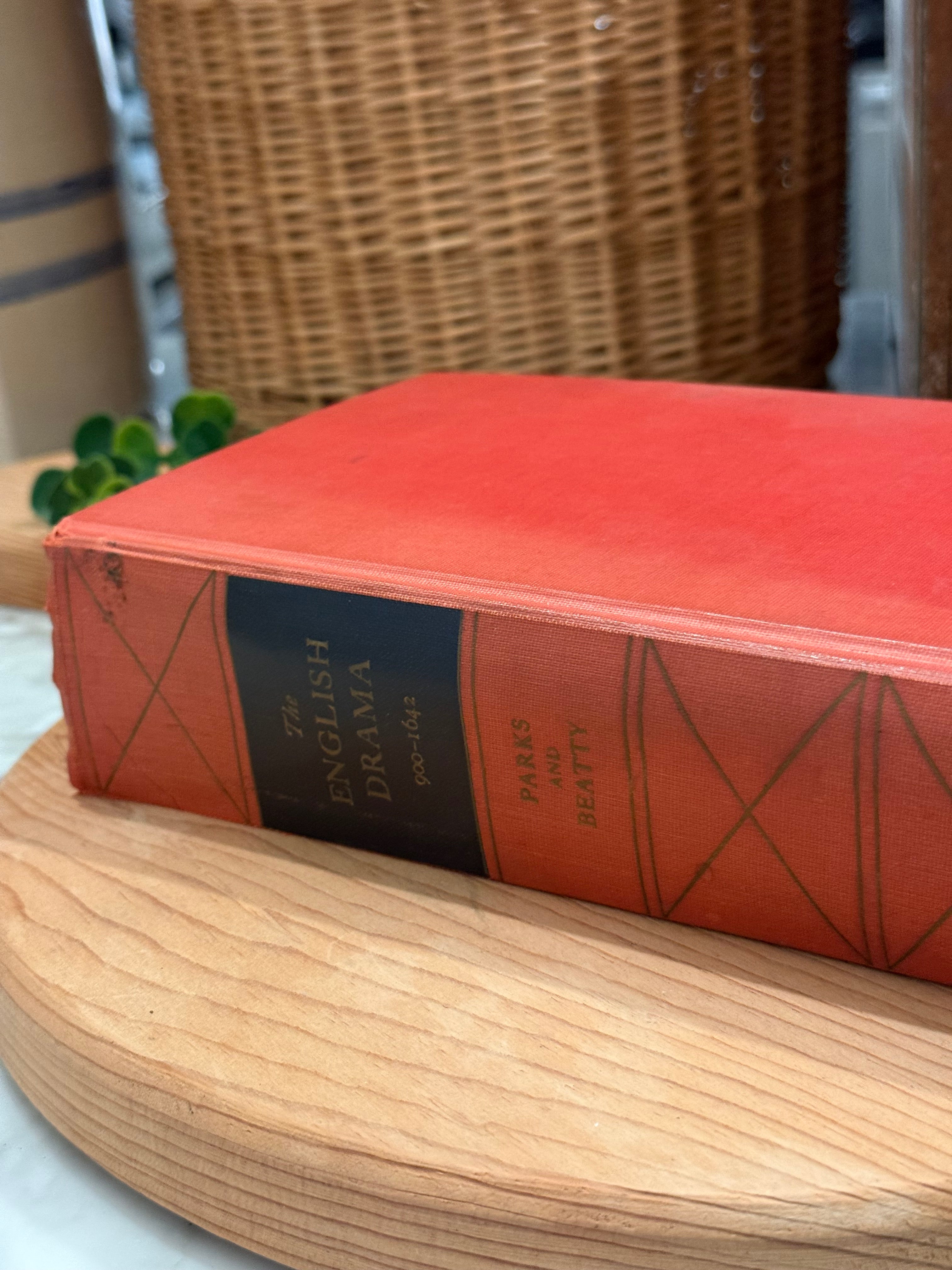 Vintage 1935 The English Drama Anthology