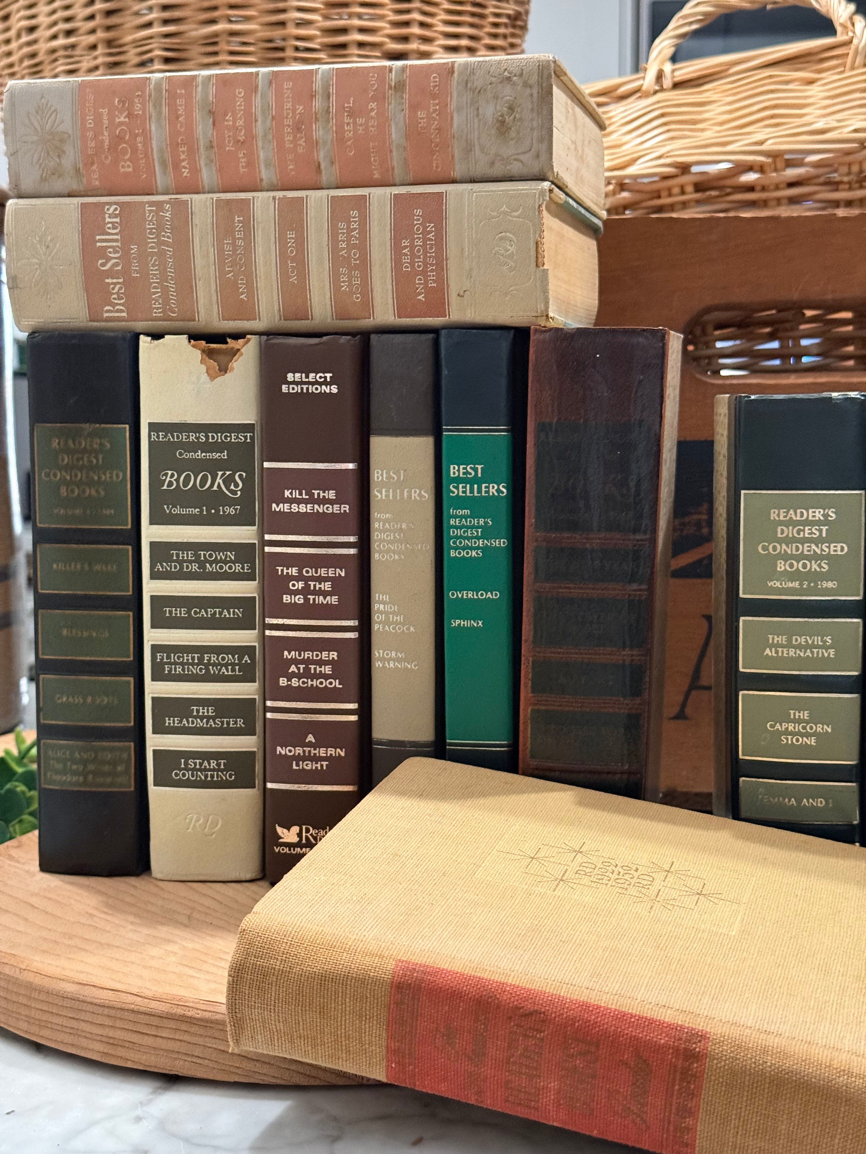 Vintage Reader's Digest Volumes, Set of 12