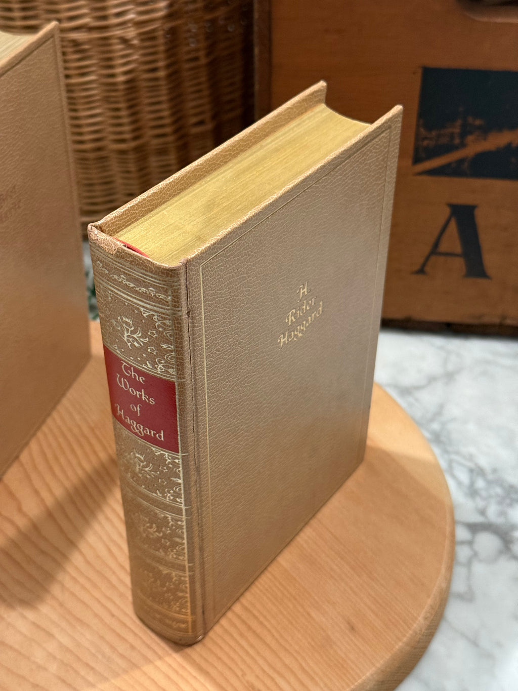 Vintage 1928 Works of Haggard Reader's Volume