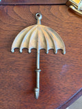 Vintage Brass Umbrella Wall Hook