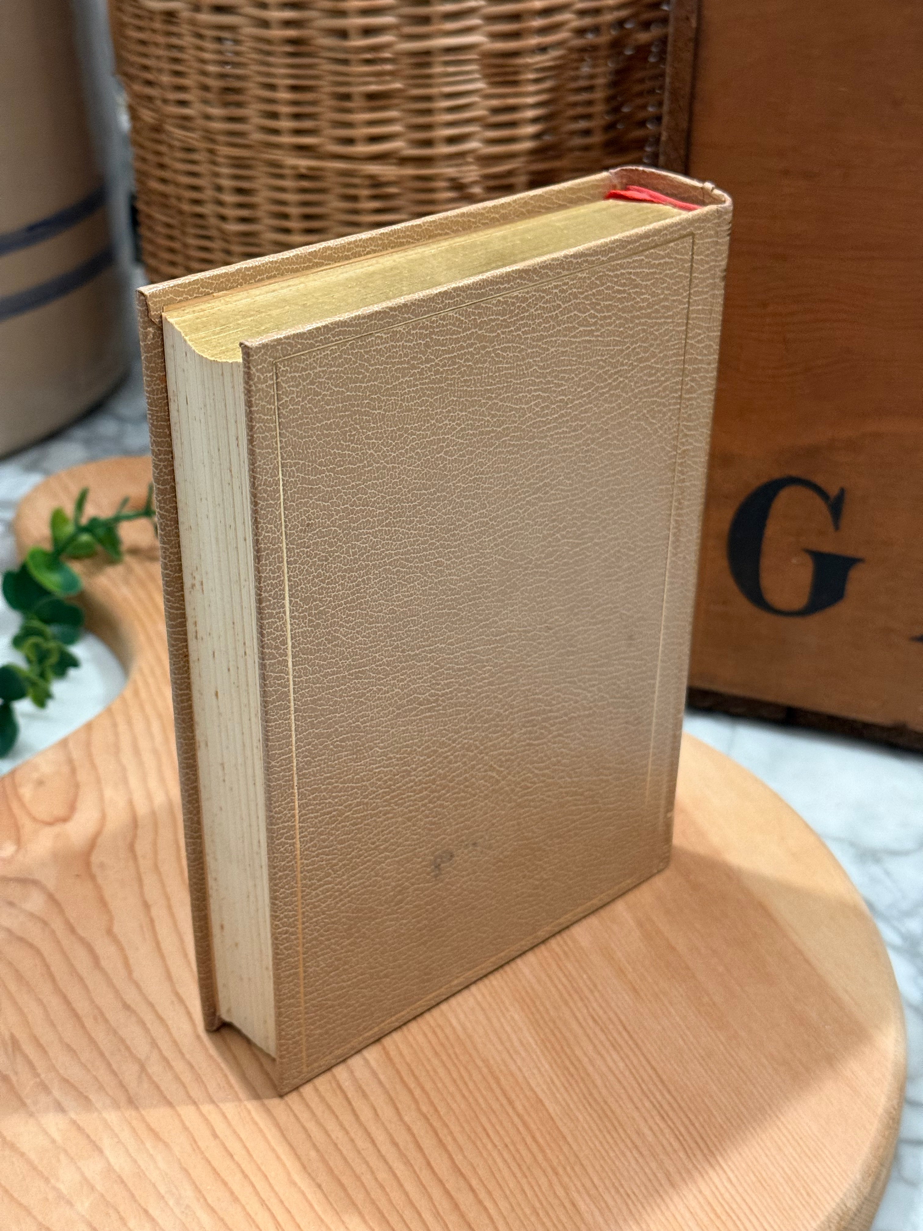 Vintage 1932 Harte Leatherbound Book