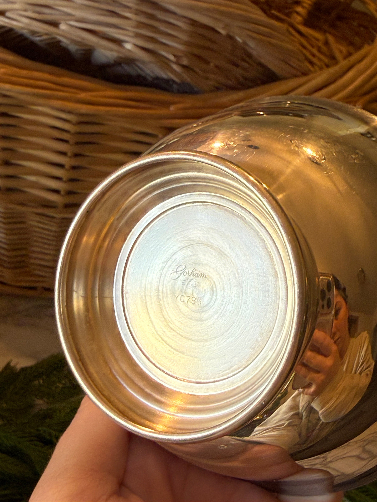 Vintage Gorham Silver Footed Bowl - 4.5"
