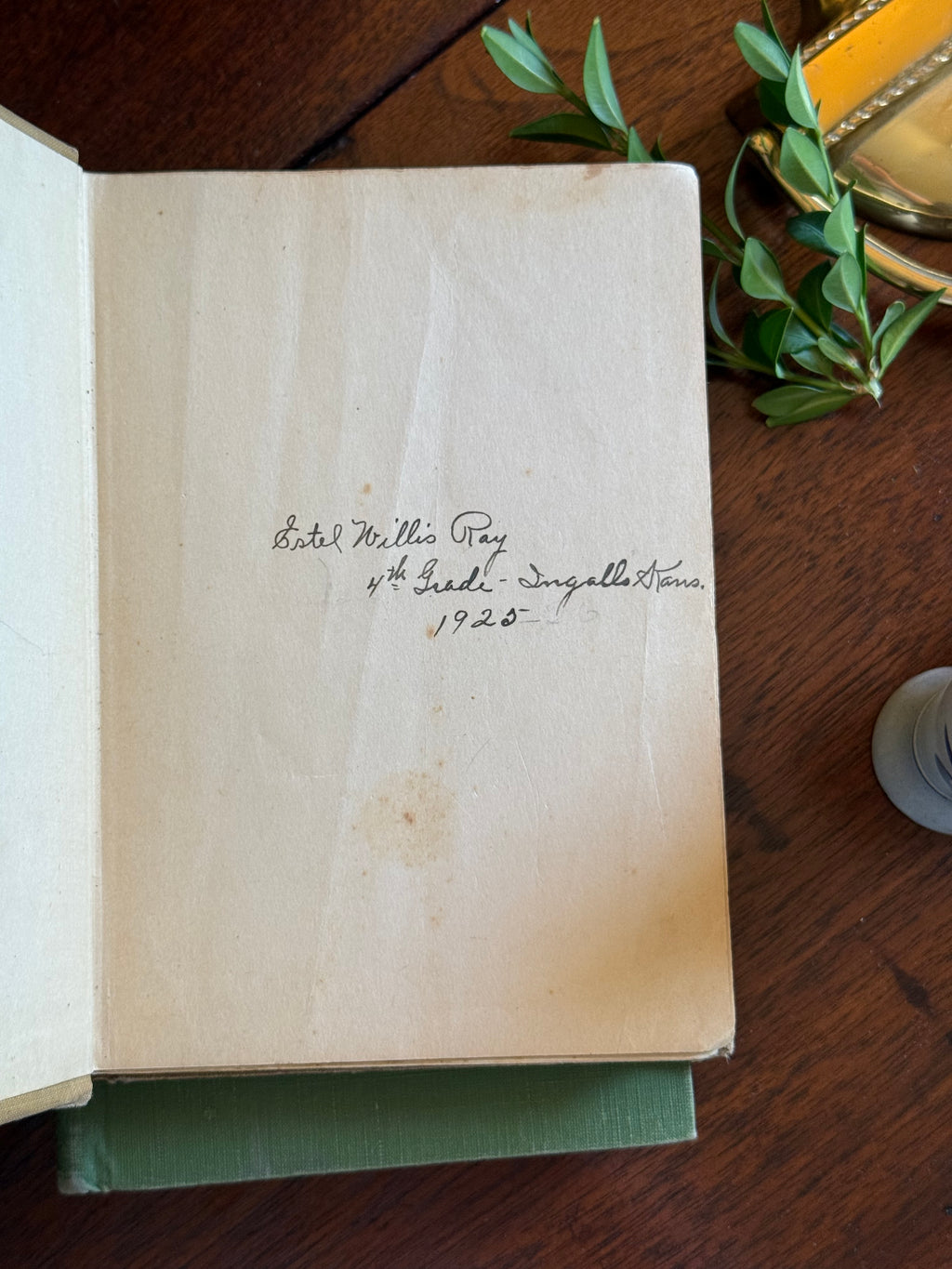 Kansas 1925 Fourth Reader Book