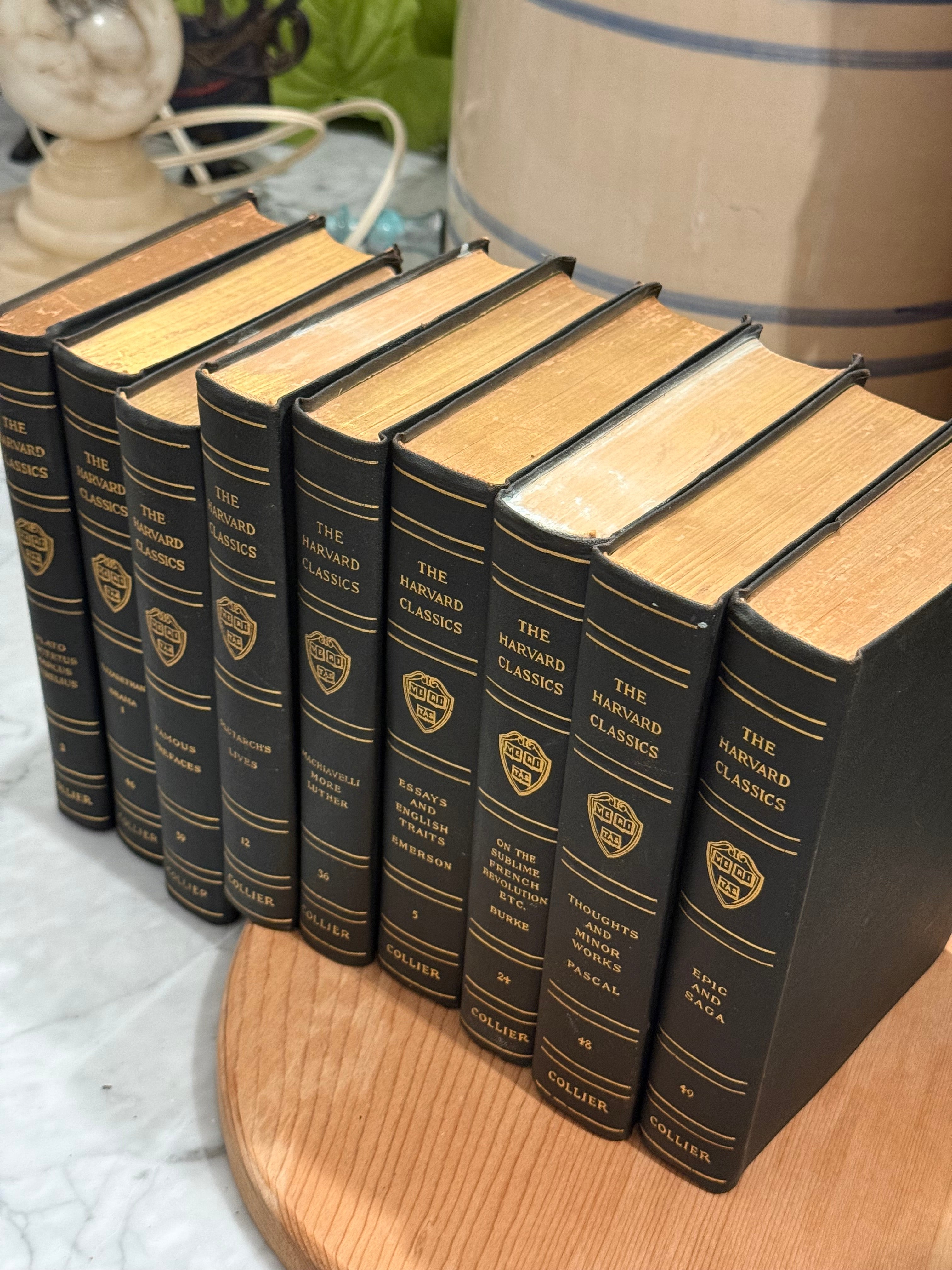 1910 Harvard Classics Volumes, Set of 9