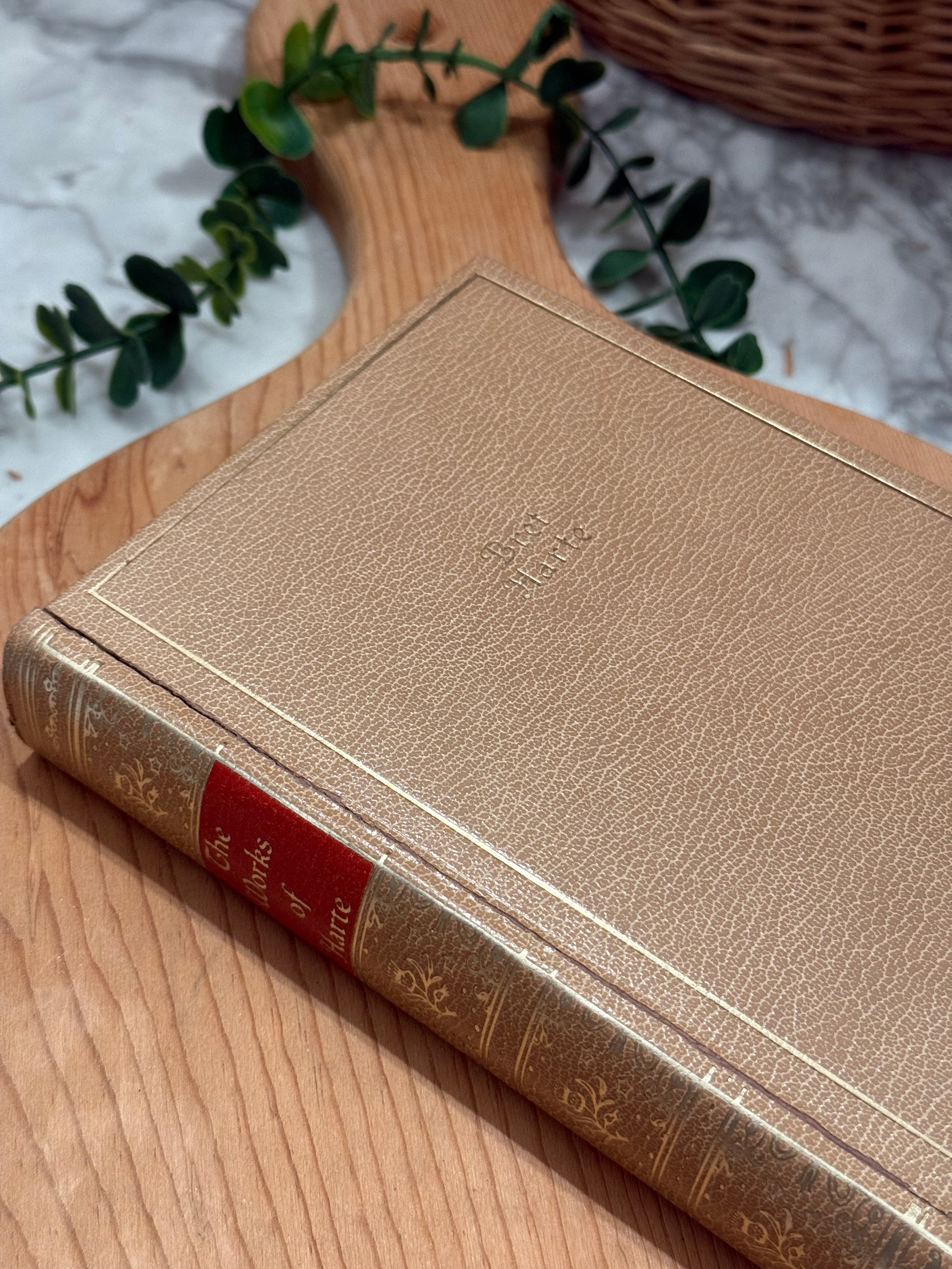Vintage 1932 Harte Leatherbound Book