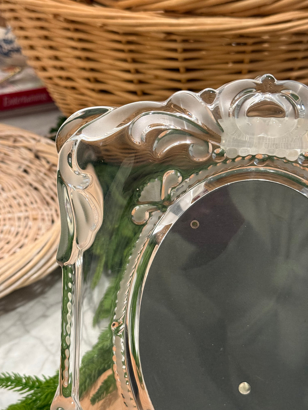 Vintage Mikasa Satin Princess Crystal Frame