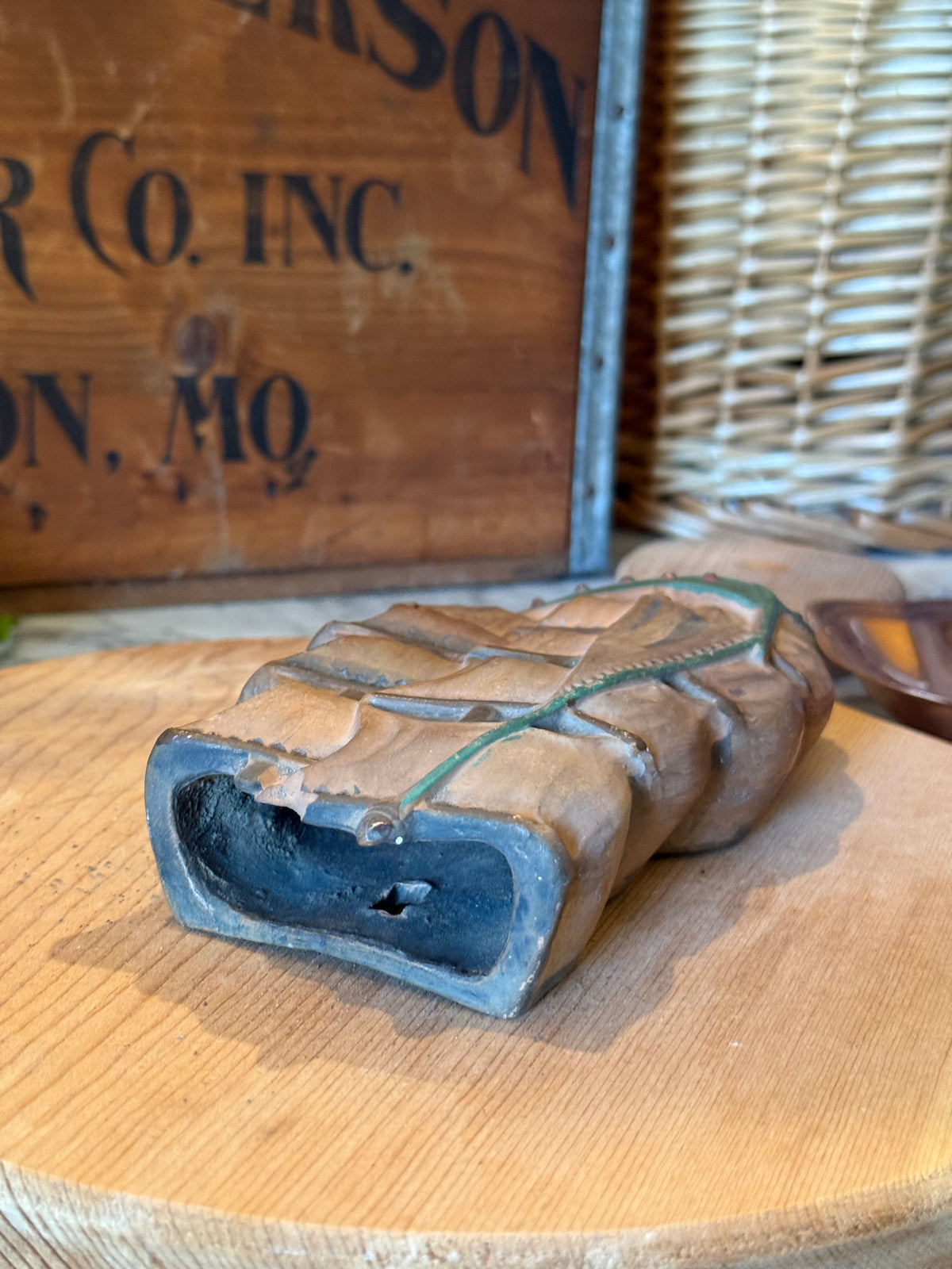Vintage Ceramic Clipper Ship Wall Pocket