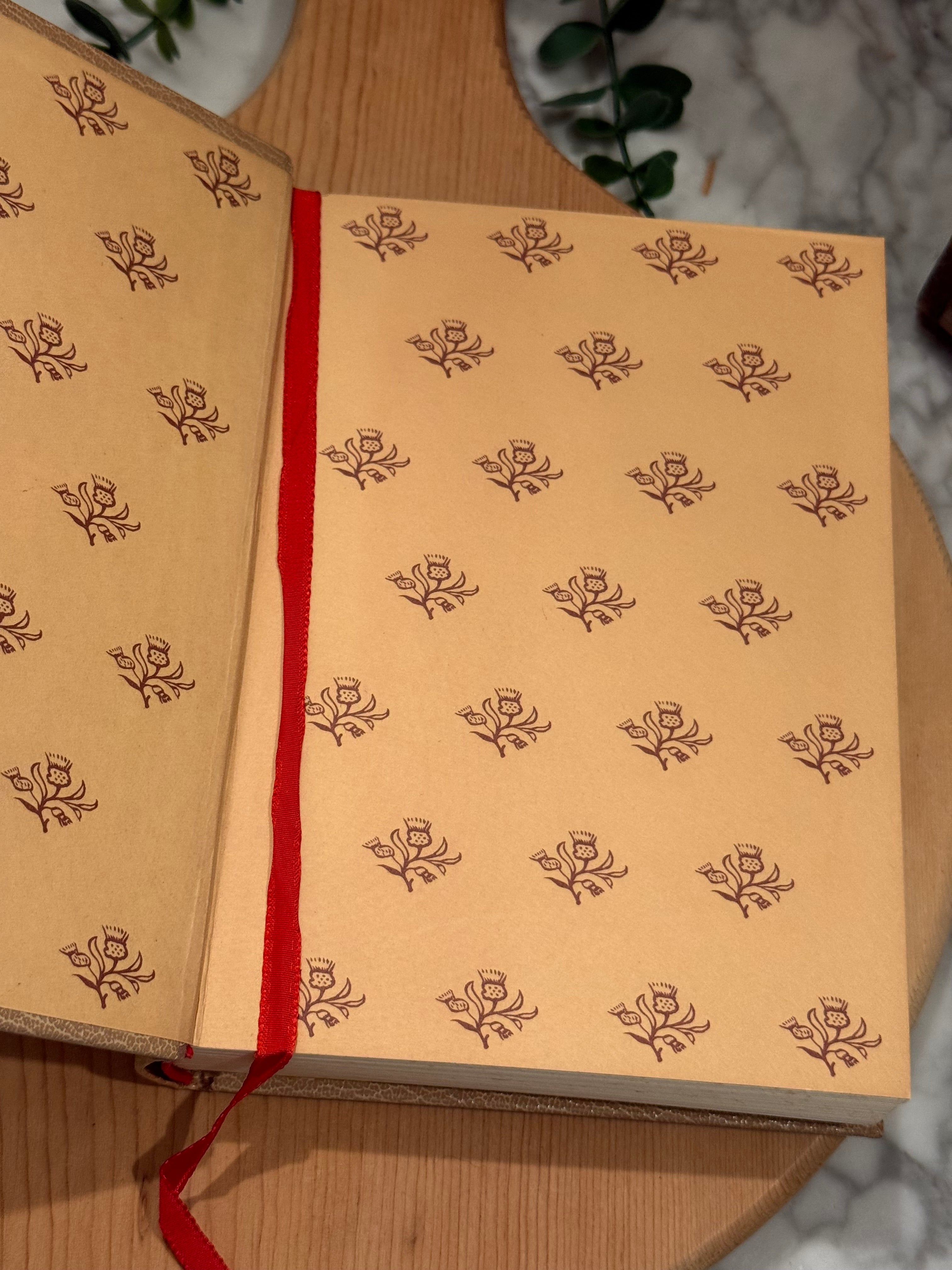 Vintage 1932 Harte Leatherbound Book