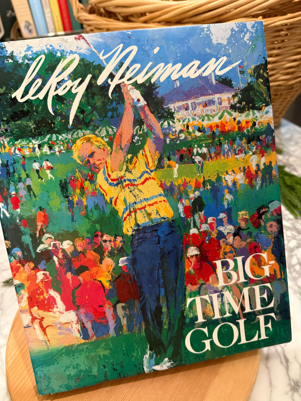 Vintage LeRoy Neiman Big Time Golf Book