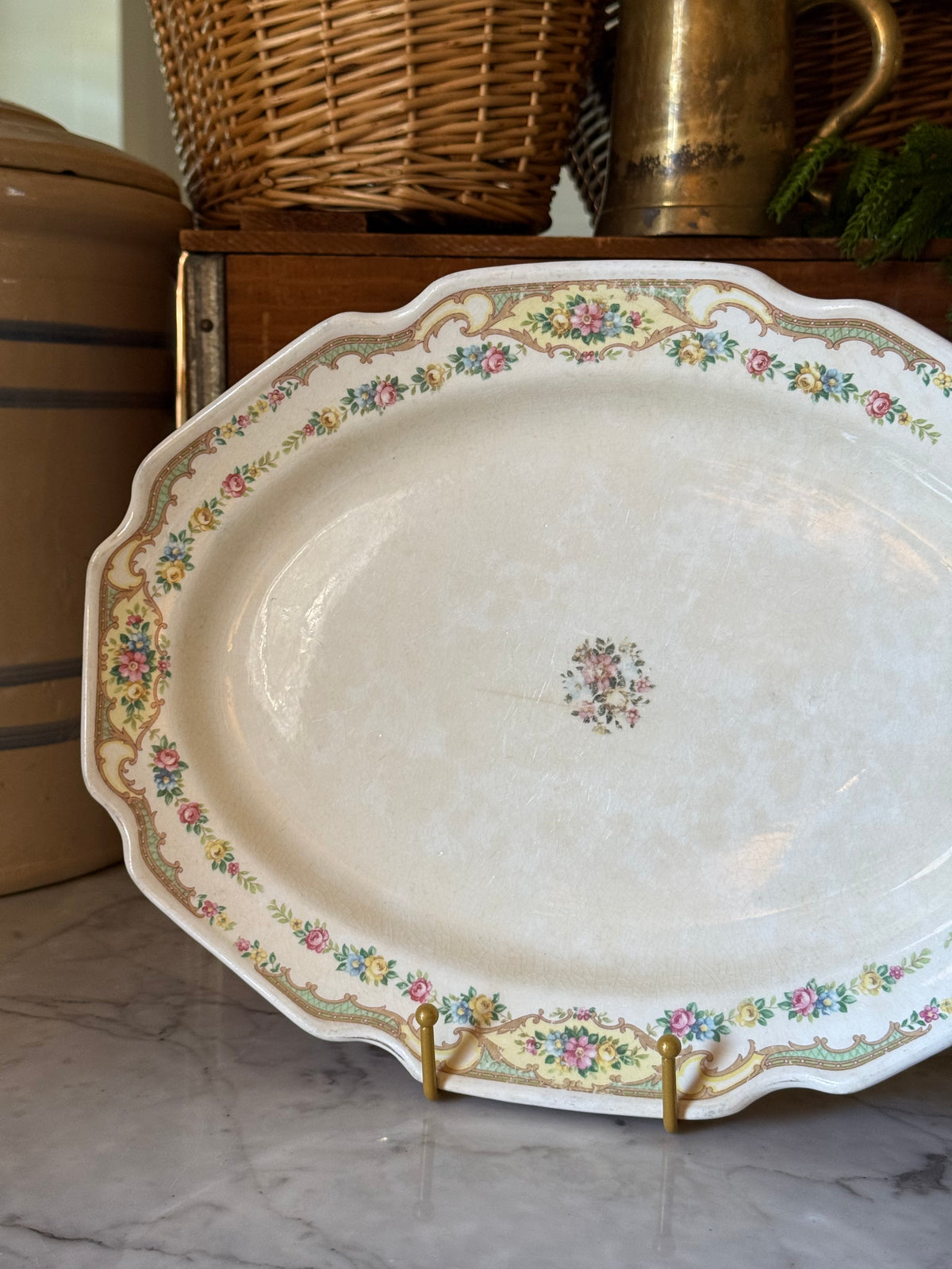 1930s Mount Clemens Mildred Serving Platter