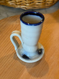 Vintage Williamsburg Pottery Salt Glazed Stoneware Candlestick Holder