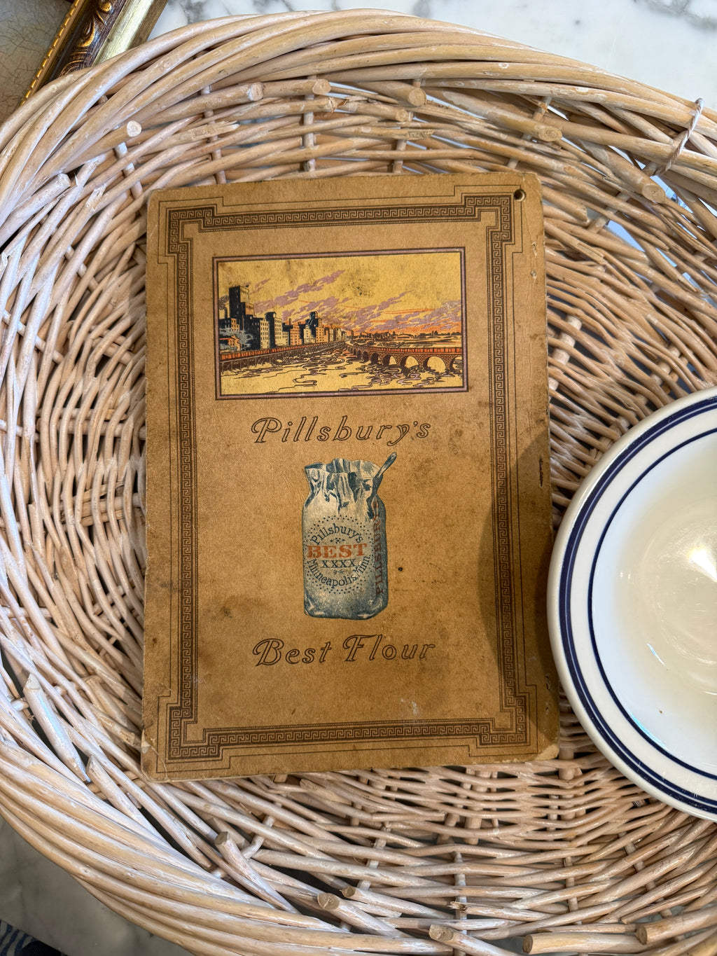 Antique 1913 The Pillsbury Cook Book Softcover (Vintage First Edition Ephemera)
